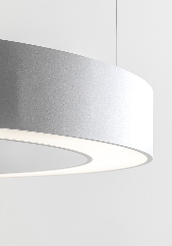 CERCLE - PLAFONIERA BIANCA LED 87W 3000K CRI90 - immagine 2