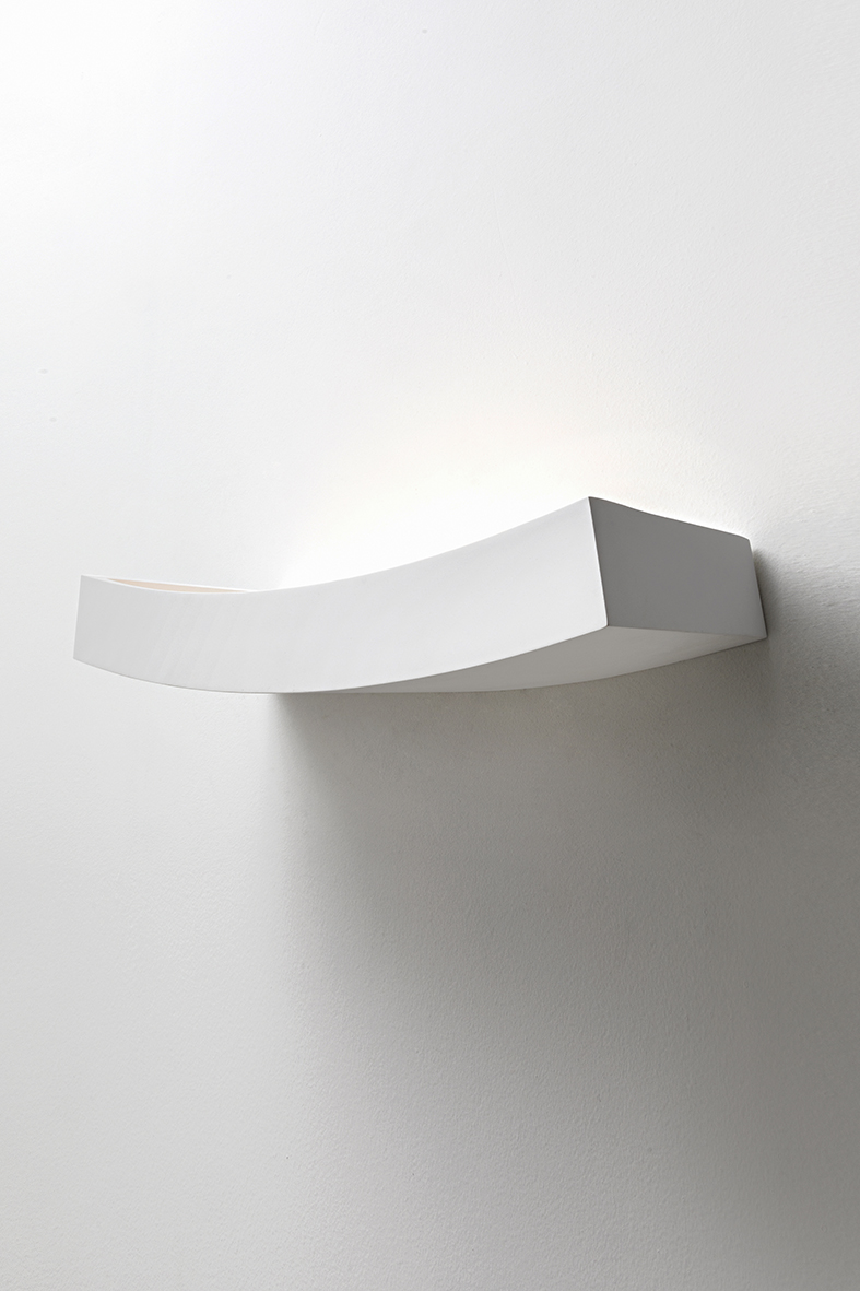 DUFFY - APPLIQUE IN GESSO BIANCO R7S117 IP20 - immagine 2