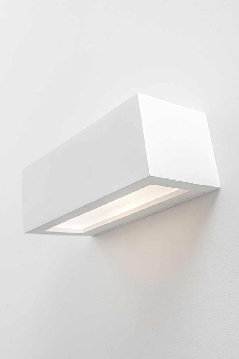 ELMER - APPLIQUE IN GESSO BIANCO E27 IP20 - immagine 2