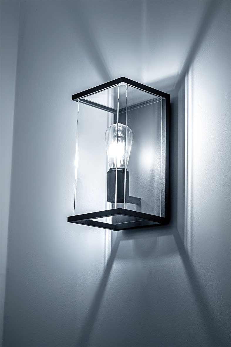 GALACT - APPLIQUE ANTRACITE E27 A60 IP54 - immagine 2