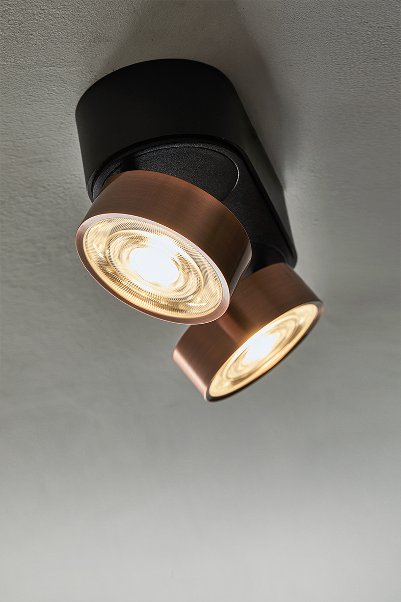 HOLE - APPLIQUE/PLAFONIERA BIANCO/BIANCO LED 2X6,4W IP20 3000K CRI90 - immagine 4