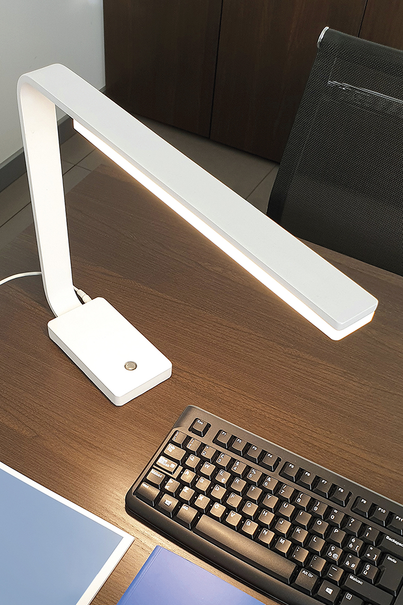 KLAUS - APPLIQUE BIANCA LED 8W IP54 3000K CRI80 - immagine 3