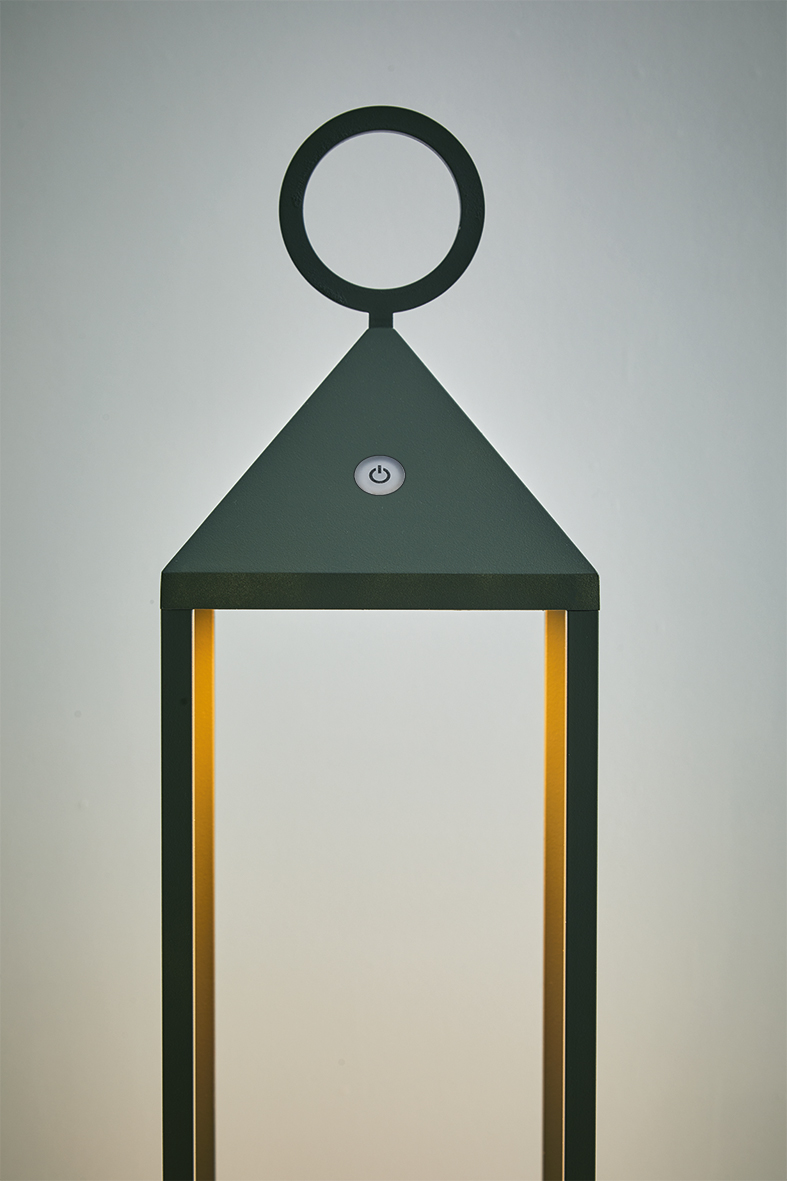 PICNIC - ANTHRACITE LED PORTABLE TABLE LAMP 2,2W IP54 2700K CRI85 43CM - Image 2