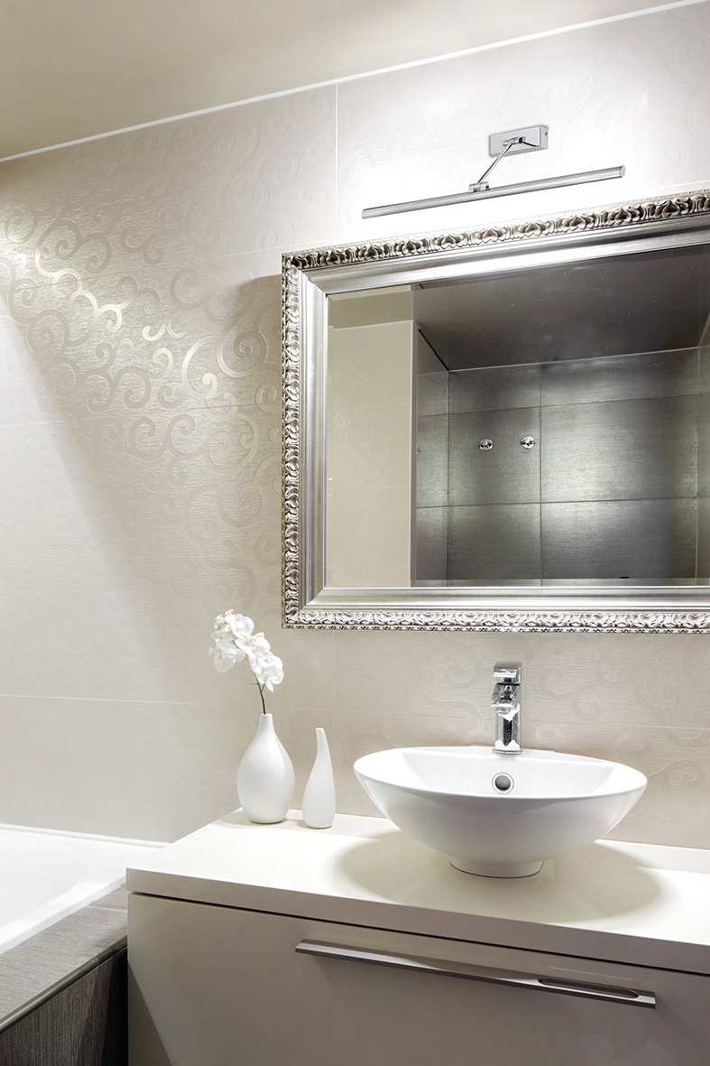 SAYA - APPLIQUE DA BAGNO BIANCA LED 12W IP44 3000K CRI80 - immagine 3