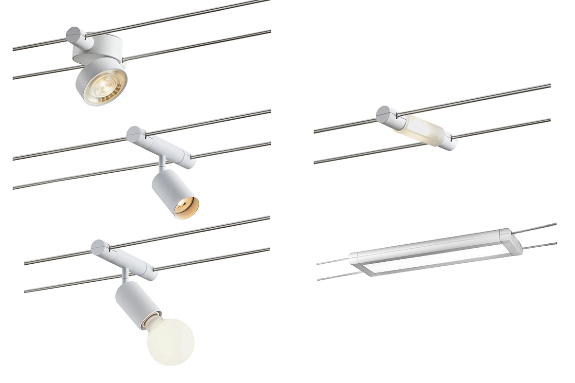 WIRE - SISTEMA A TESATA NERO E27 IP20 - immagine 3