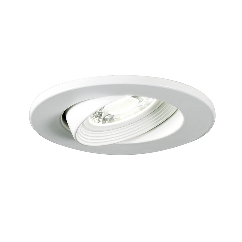 LOGIN - DOWNLIGHT BIANCO LED 9W 38° IP20 3000K CRI80