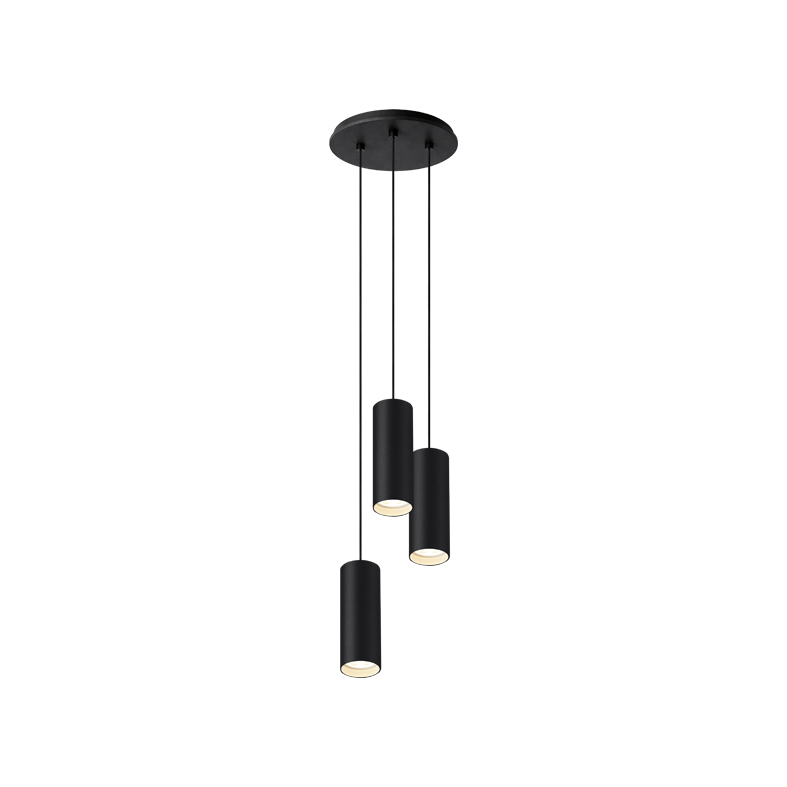 AXIOM EVO ROUND CEILING ROSE 3 ELEMENTS GU10