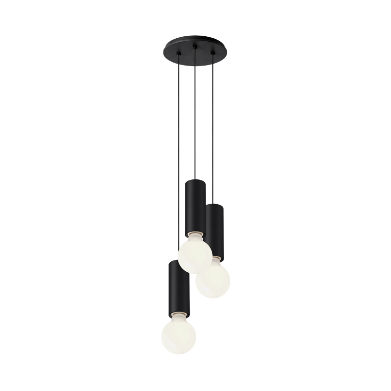 AXIOM EVO ROUND CEILING ROSE 3 ELEMENTS E27
