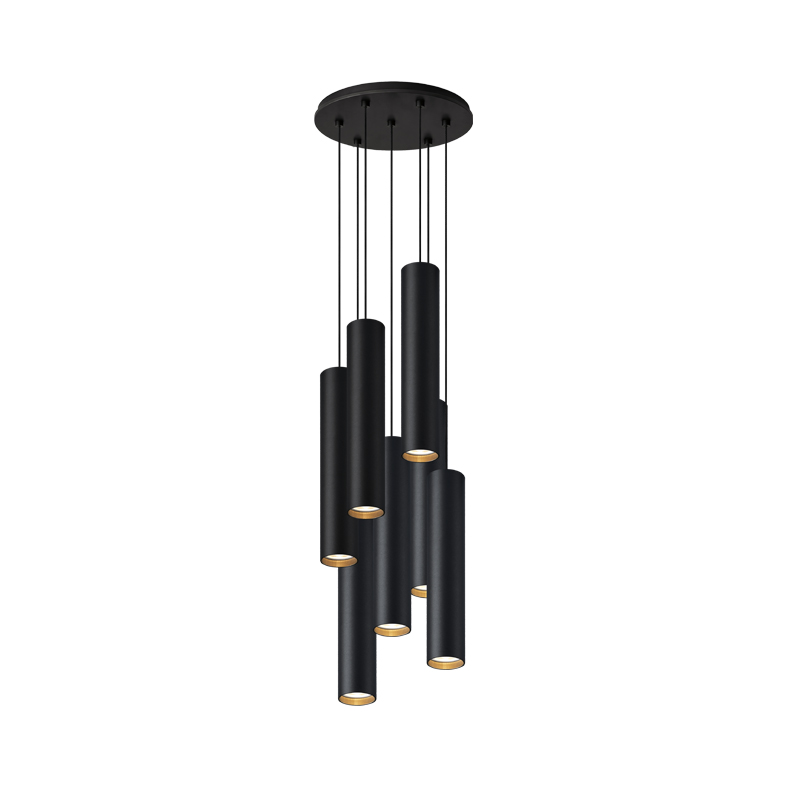 AXIOM EVO ROUND CEILING ROSE 7 ELEMENTS LED