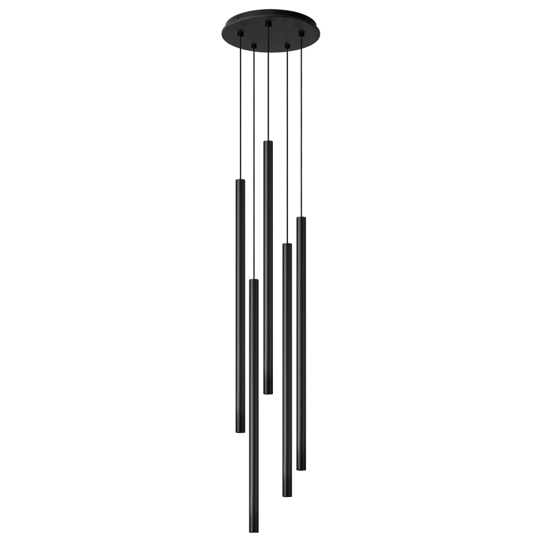 AXIOM EVO ROUND CEILING ROSE 5 ELEMENTS LED MINI
