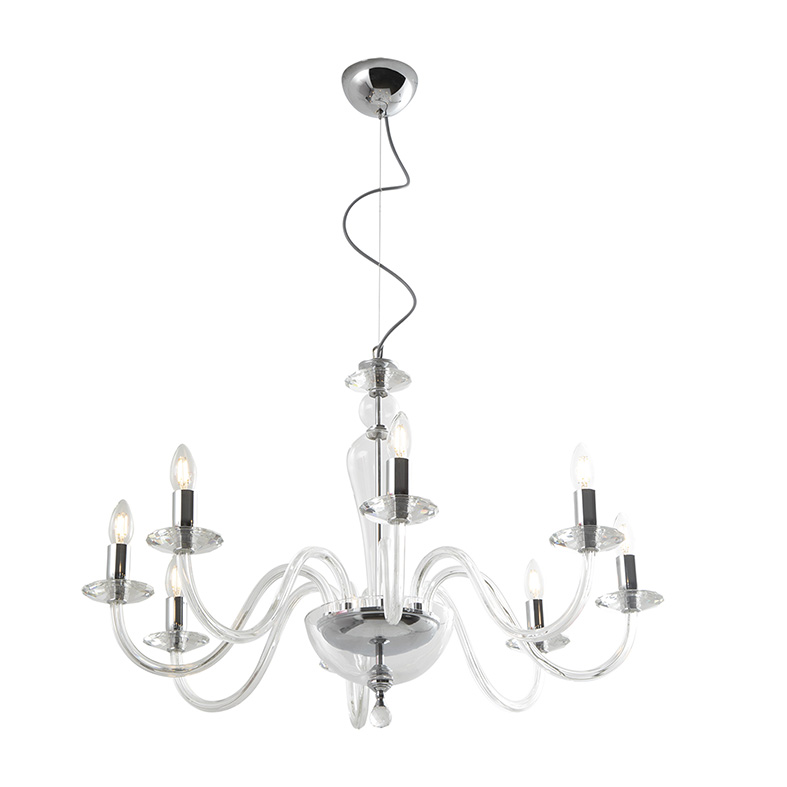 CRISTELLE – CRYSTAL GLASS E14 SUSPENSION IP20 84CM