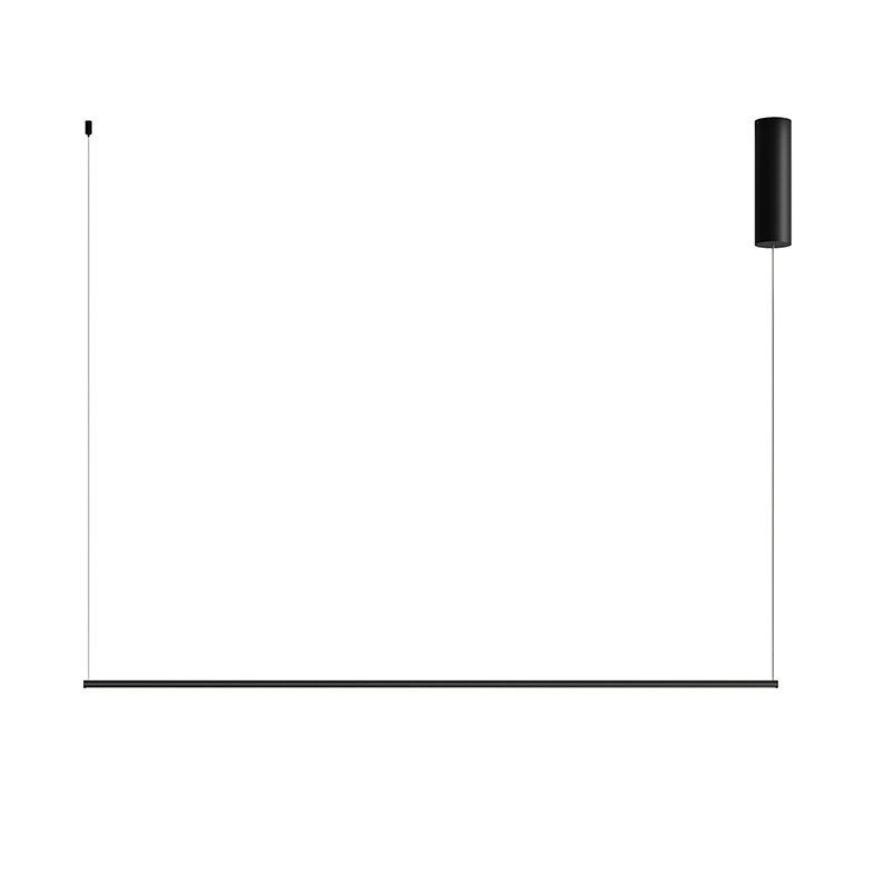 DAISHO – SOSPENSIONE ORIZZONTALE NERA LED 26W IP20 3000K CRI90