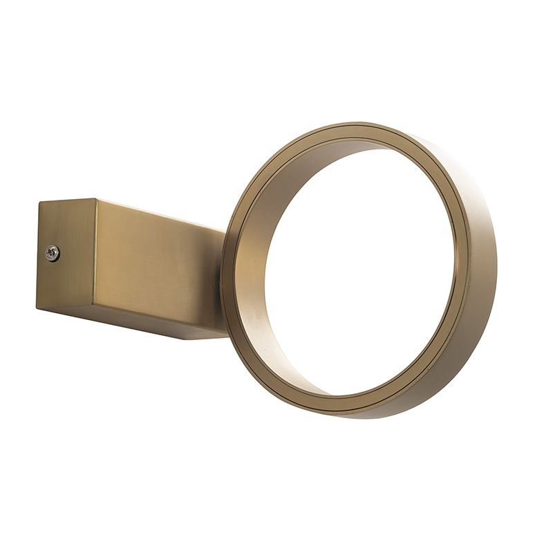 ENSO – APPLIQUE ORO SATINATO LED 7W IP20 3000K CRI80