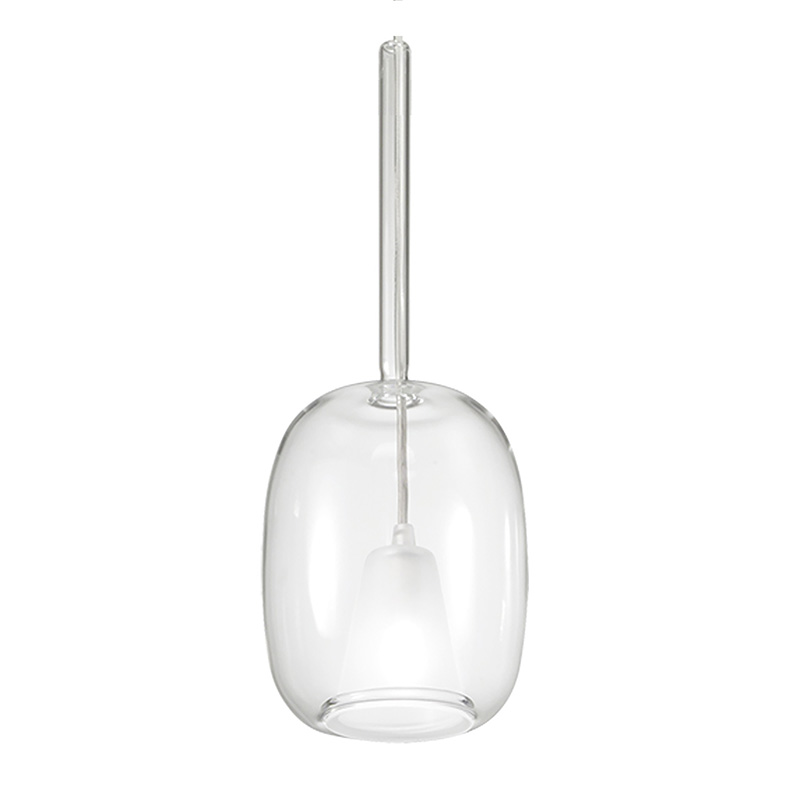 GIOIA – SOSPENSIONE IN VETRO CRISTALLO E14 60W IP20