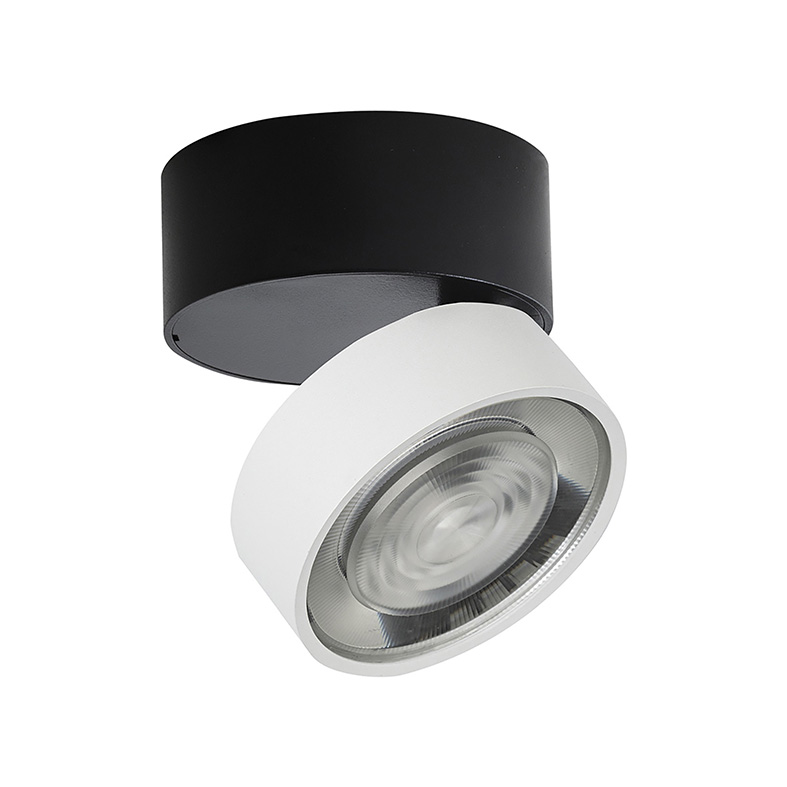 HOLE – APPLIQUE/PLAFONIERA NERO/BIANCO LED 13W 38° IP20 3000K CRI90