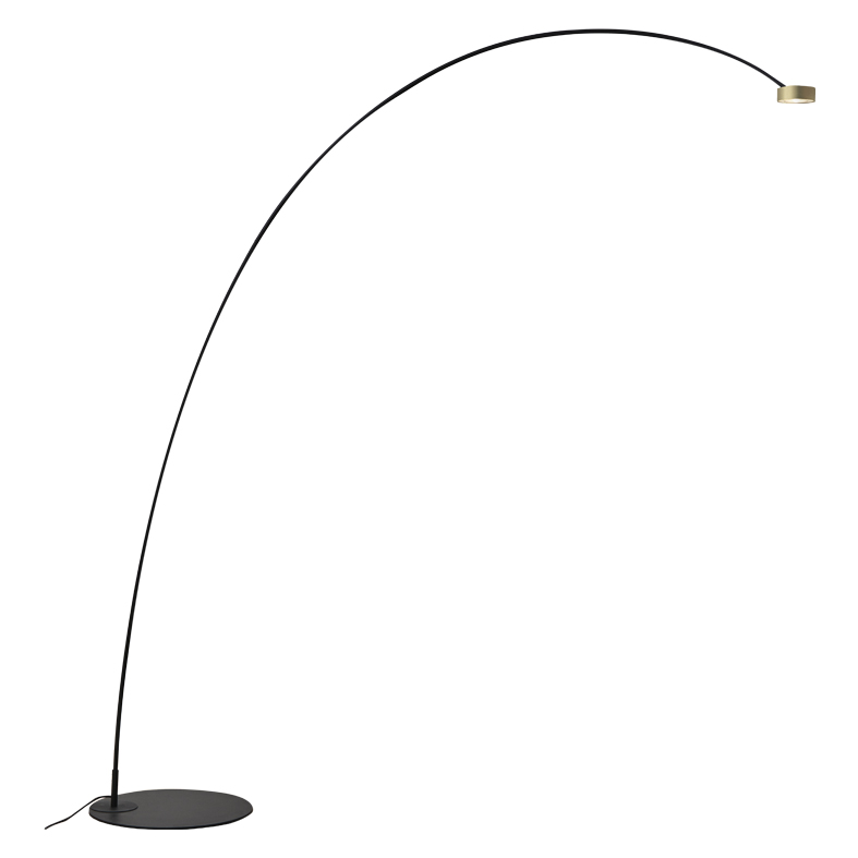 HOLE – PIANTANA AD ARCO NERO/ORO LED 13W 38° IP20 3000K CRI90
