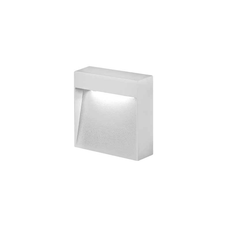 KIKI – APPLIQUE BIANCA LED 3W 50° IP65 4000K CRI80 9CM
