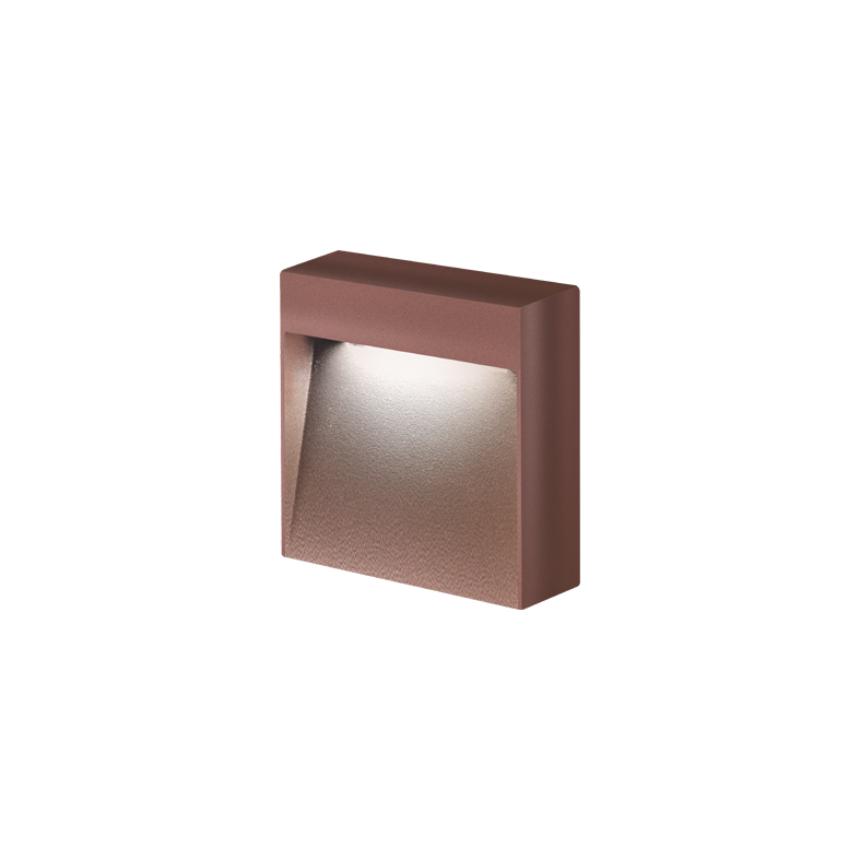 KIKI – APPLIQUE CORTEN LED 3W 50° IP65 4000K CRI80 9CM