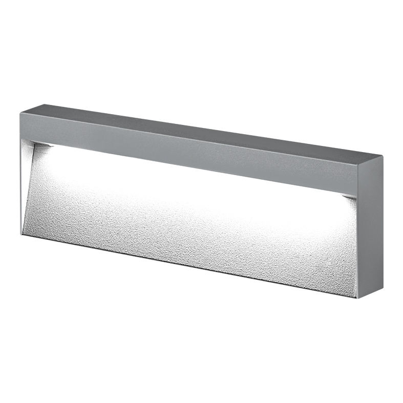 KIKI – APPLIQUE GRIGIA LED 8W 50° IP65 3000K CRI80 25CM