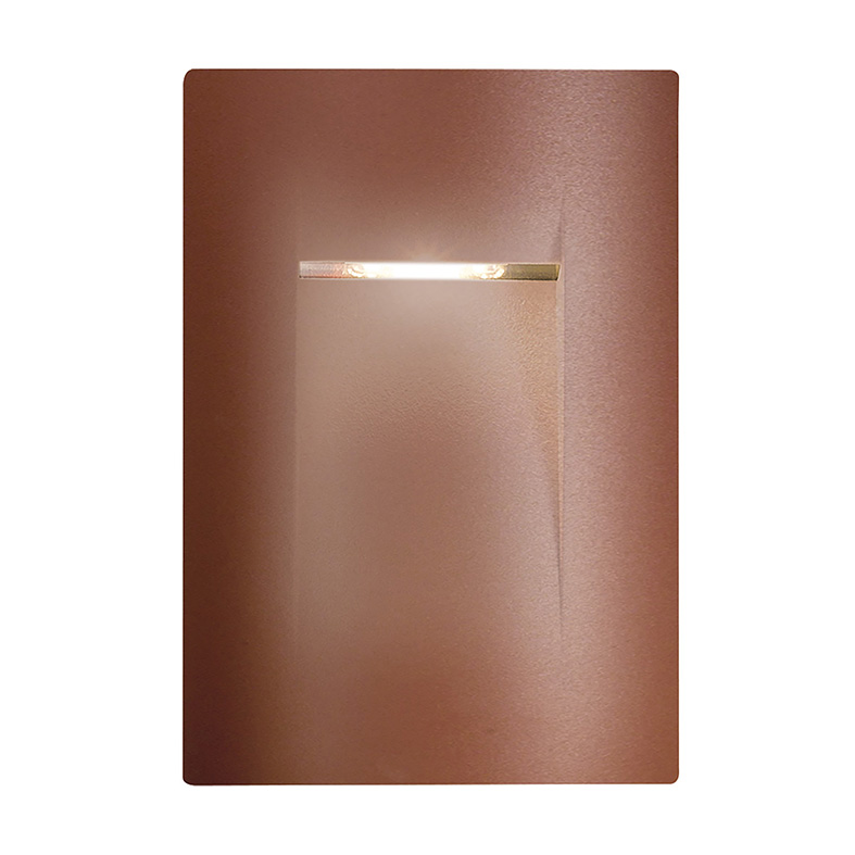 KORA – SEGNAPASSO VERTICALE CORTEN LED 3W 45° IP65 3000K CRI80