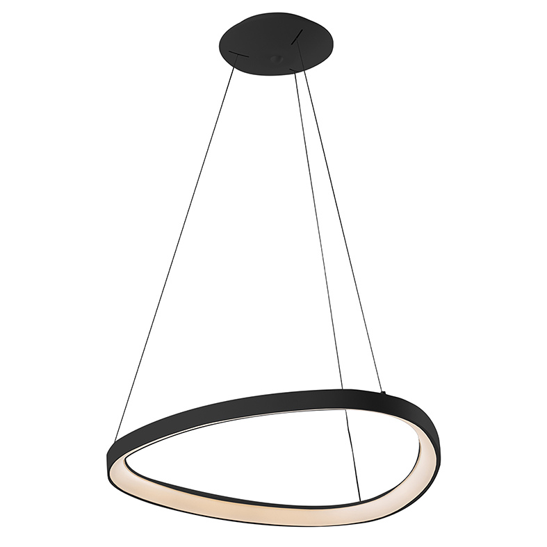 LOTUS – SOSPENSIONE NERA  LED 48W IP20 3000K CRI80