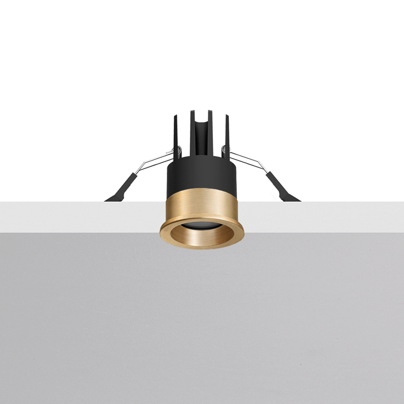 MEGA EVO – GOLD ROUND LED DOWNLIGHT 3,4W 3000K IP65