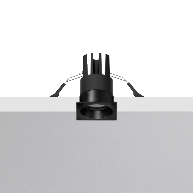 MEGA EVO – DOWNLIGHT NERO QUADRATO LED 3,4W 3000K IP65