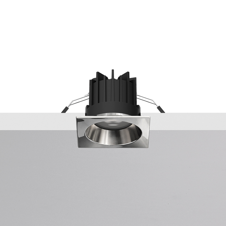 MEGA EVO – DOWNLIGHT CROMO QUADRATO LED 8,8W 3000K IP65