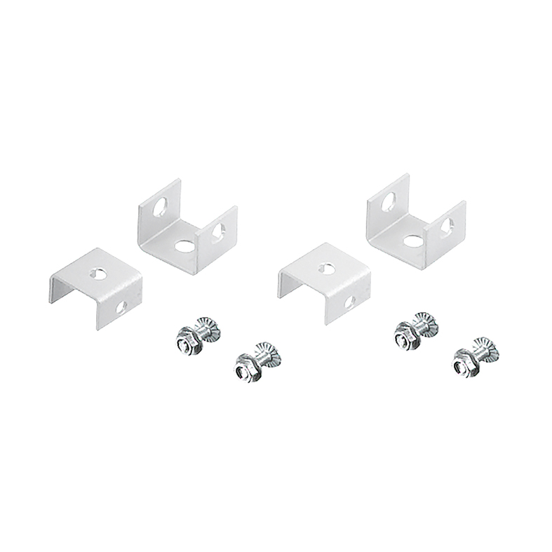 NASHI EVO – COPPIA STAFFE PER FISAGGIO A PLAFONE BIANCHE PER MONOEMISSIONE NASHI