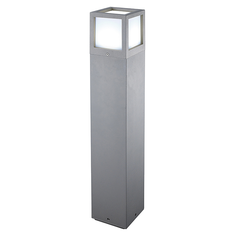 OLIVER – BOLLARD GRIGIO LED 15W 270° IP65 3000K CRI80 65CM