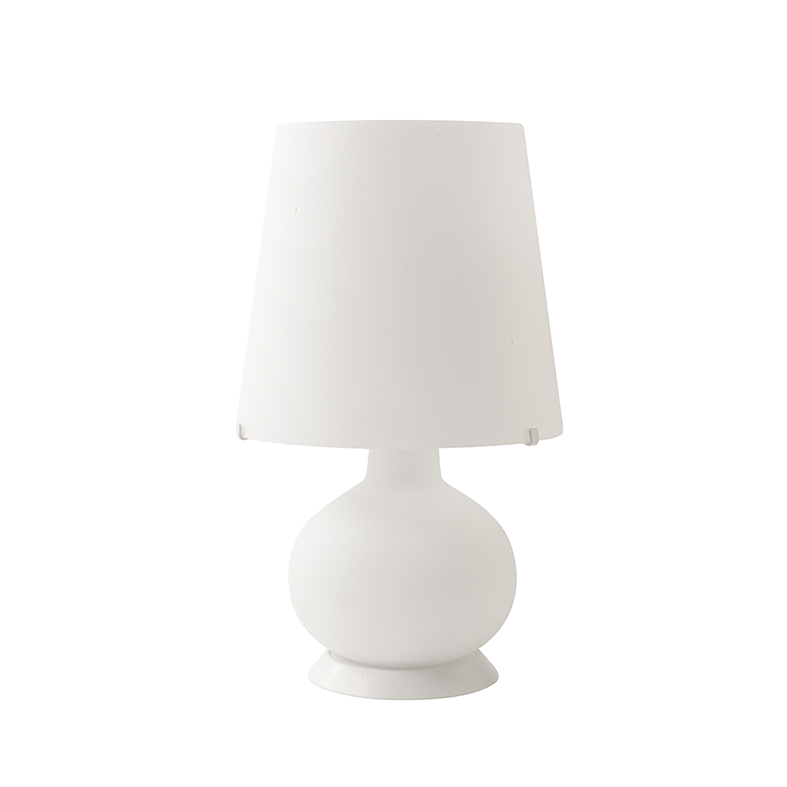 JUDY – WHITE/WHITE SATIN GLASS E14+E14 TABLE LAMP IP20 32CM