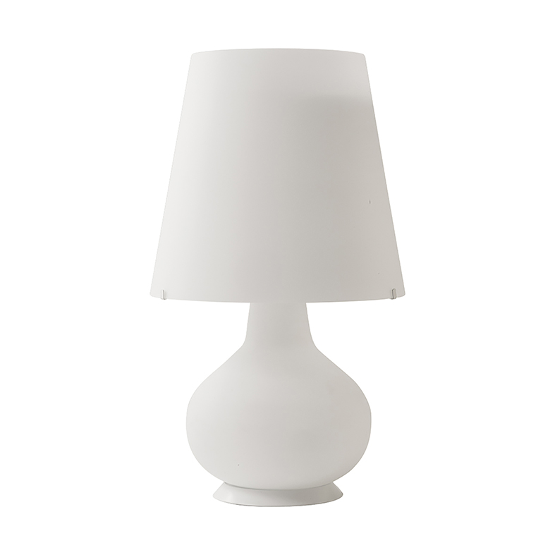 JUDY – WHITE/WHITE SATIN GLASS E14+E14 TABLE LAMP IP20 45CM