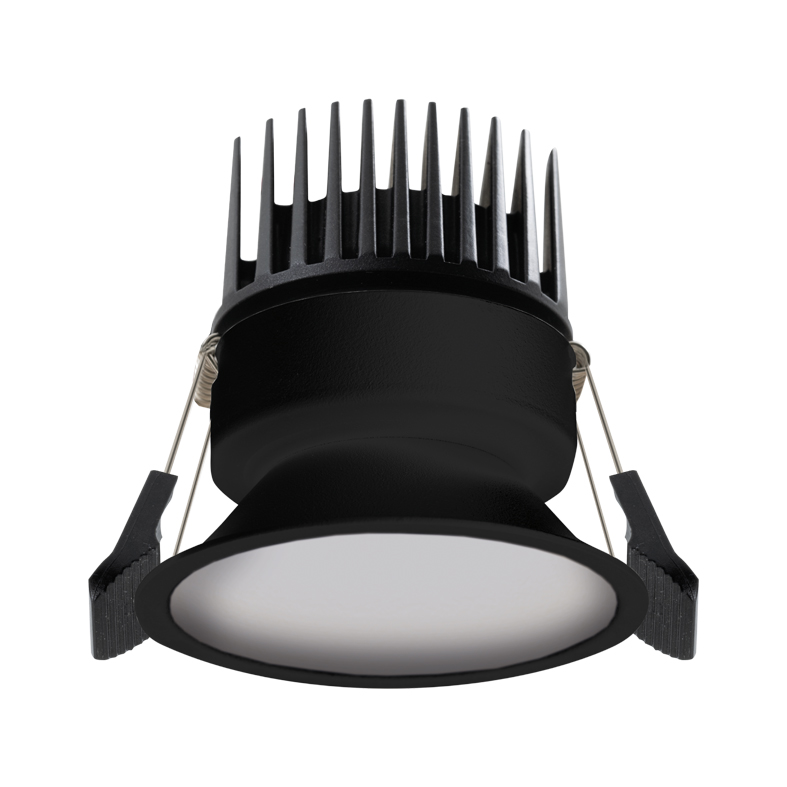 RASTER – DOWNLIGHT RECESSED NERO LED 6W 36° IP20 2700K CRI90
