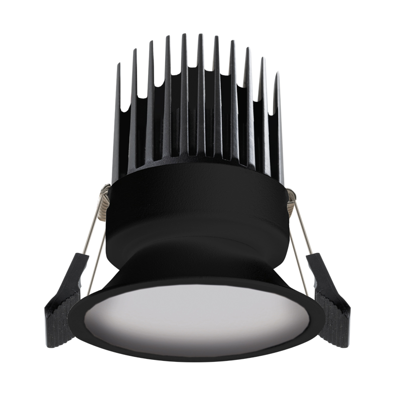 RASTER – DOWNLIGHT RECESSED NERO LED 8,5W 36° IP20 2700K CRI90