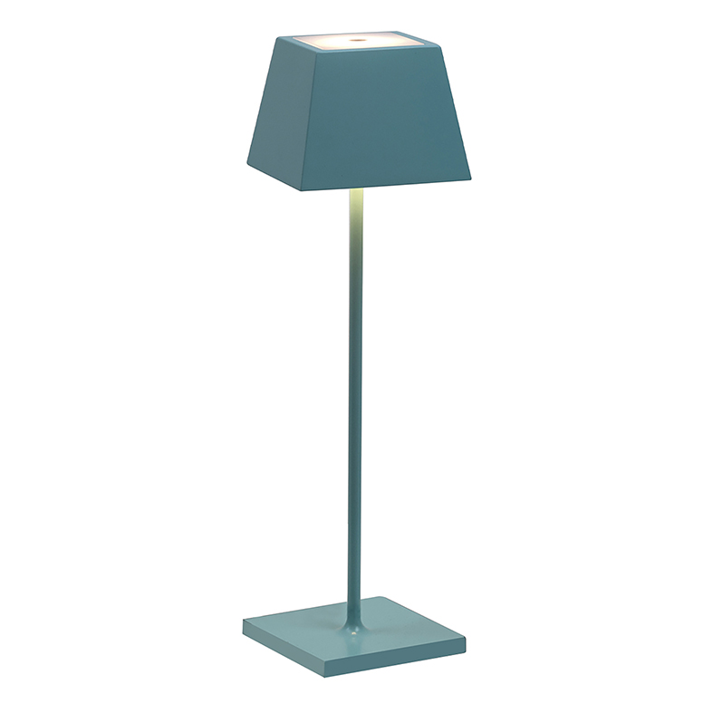 SIESTA – LIGHT BLUE LED PORTABLE TABLE LAMP 2,2W IP54 2700-3000K CRI85