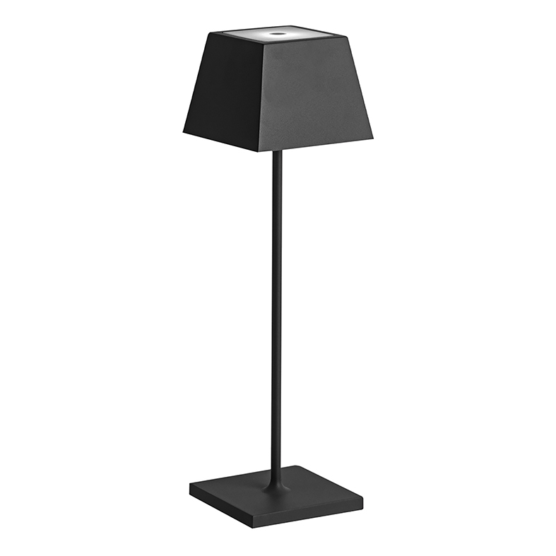 SIESTA – BLACK LED PORTABLE TABLE LAMP 2,2W IP54 2700-3000K CRI85