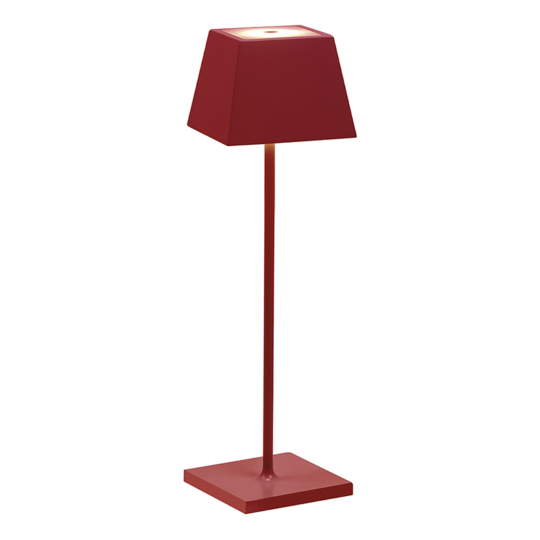 SIESTA – RED LED PORTABLE TABLE LAMP 2,2W IP54 2700-3000K CRI85
