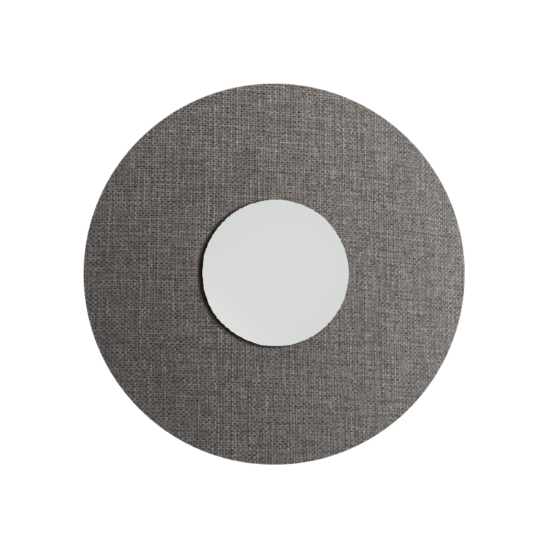 SOLARIS – WHITE LED WALL LAMP/GREY LAMPSHADE 12W 3000K CRI90 IP20