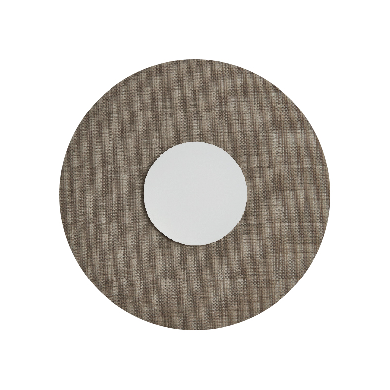 SOLARIS – WHITE LED WALL LAMP/DOVE-GREY LAMPSHADE 12W 3000K CRI90 IP20