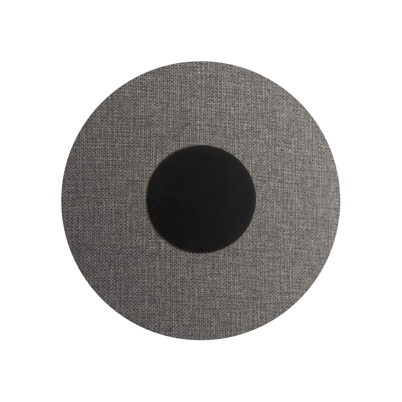 SOLARIS – BLACK LED WALL LAMP/GREY LAMPSHADE 12W 3000K CRI90 IP20
