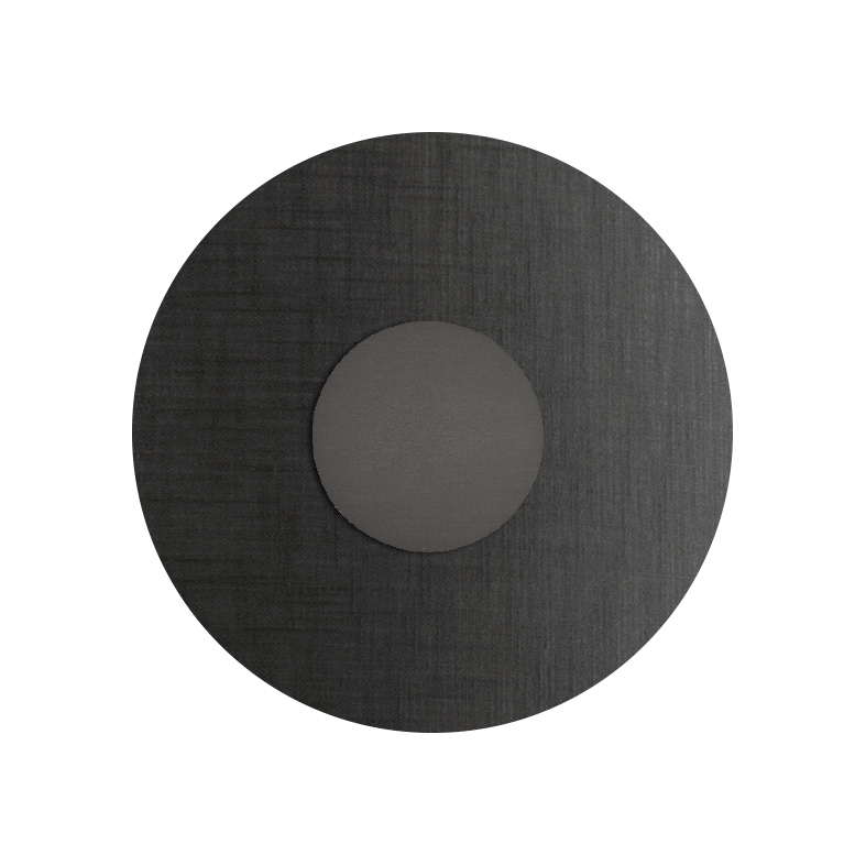 SOLARIS – TITANIUM LED WALL LAMP/ANTHRACITE LAMPSHADE 12W 3000K CRI90 IP20
