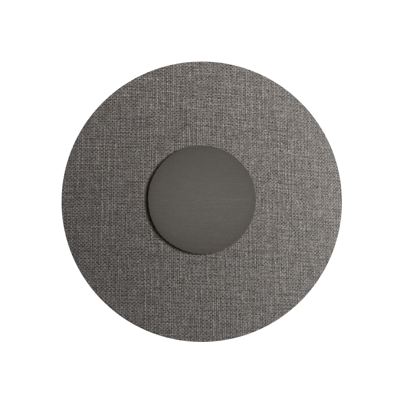 SOLARIS – TITANIUM LED WALL LAMP/GREY LAMPSHADE 12W 3000K CRI90 IP20