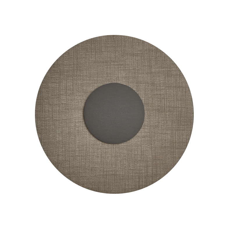 SOLARIS – TITANIUM LED WALL LAMP/DOVE-GREY LAMPSHADE 12W 3000K CRI90 IP20