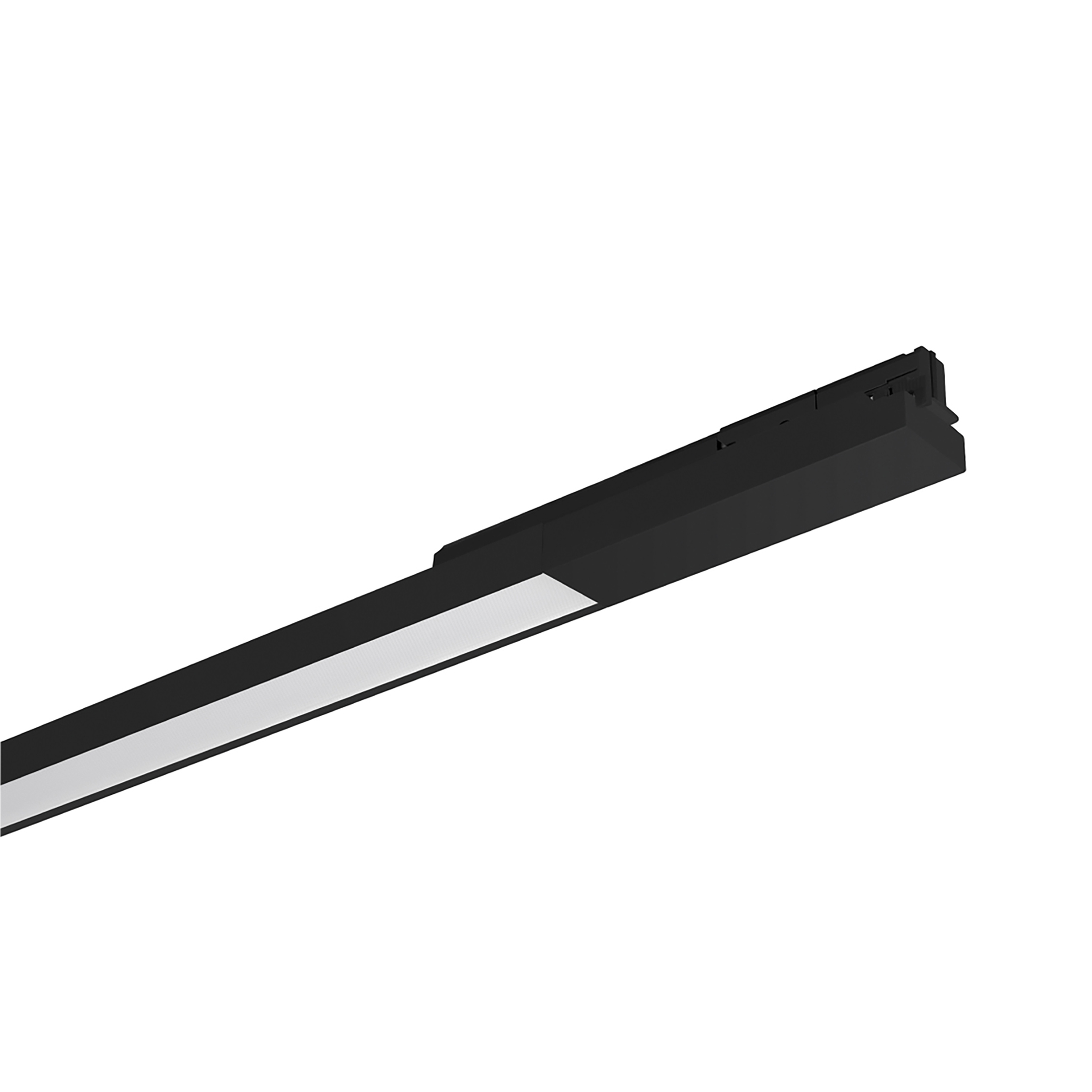 TELCO – LUCE LINEARE BINARIO MONOFASE NERO LED 24W IP20 3000-4000K CRI90